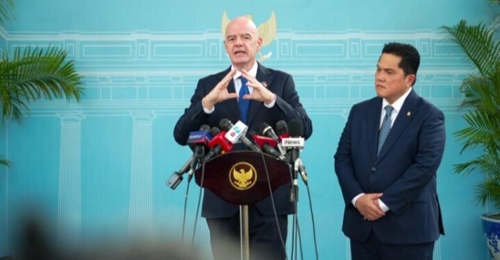 Infantino Puji Kemajuan Sepak Bola Indonesia, Peluang Gelar Event FIFA Makin Terbuka
