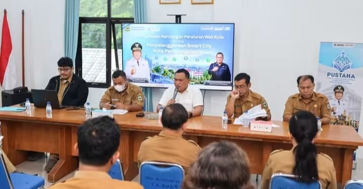 Dinas Kominfo Pematangsiantar Bahas Rancangan Perwa Penyelenggaraan Pematangsiantar Smart City