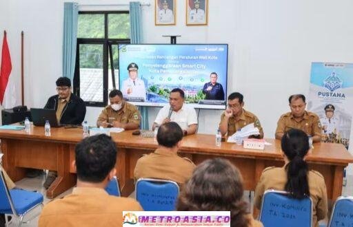 Dinas Kominfo Pematangsiantar Bahas Rancangan Perwa Penyelenggaraan Pematangsiantar Smart City