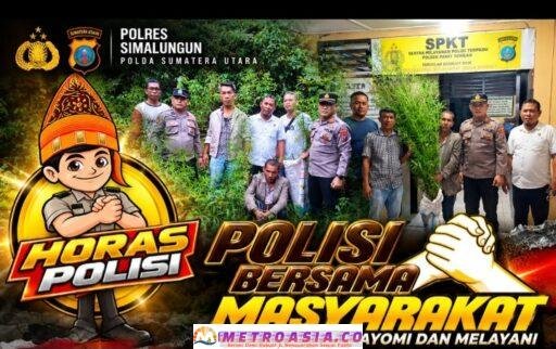 Polsek Panei Tongah Bongkar Ladang Ganja di Simpang Raya Dasma
