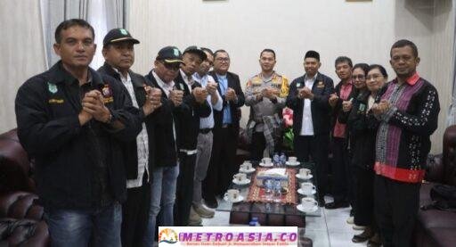 Kapolres Simalungun Terima Audiensi Pemuka Agama:Tolak Narkoba dan Hoaks